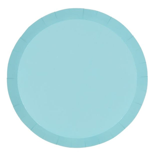 Five Star P10 23cm (9") Paper Dinner Plate Classic Pastel Blue