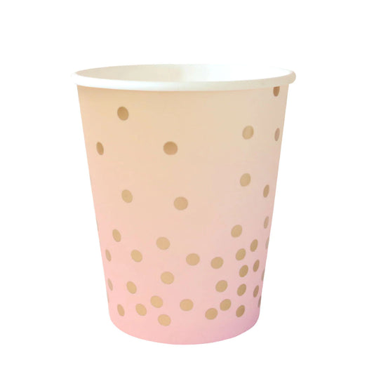PINK AND PEACH CUP - PACK OF 10